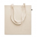 Recycled cotton shopping bag, Beige