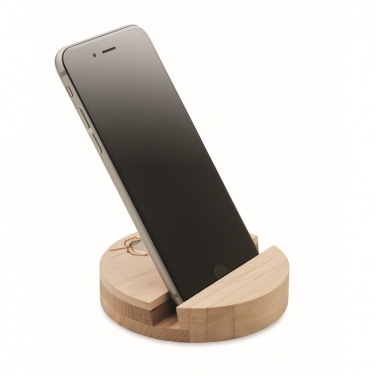 Logotrade business gifts photo of: Birch Wood phone stand