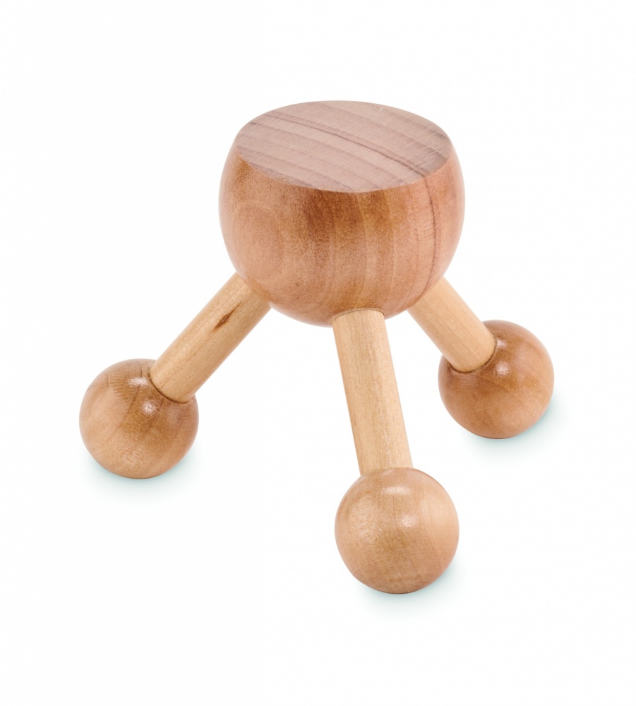 Logotrade promotional giveaway image of: Hand held massager in wood