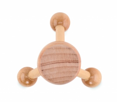 Logotrade promotional merchandise picture of: Hand held massager in wood