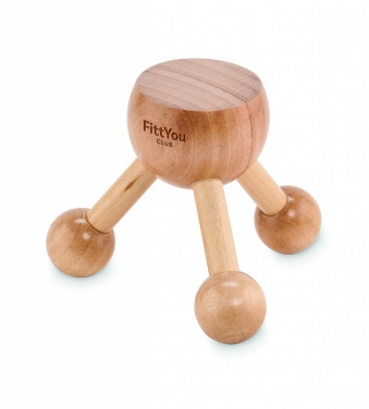 Logotrade promotional item image of: Hand held massager in wood