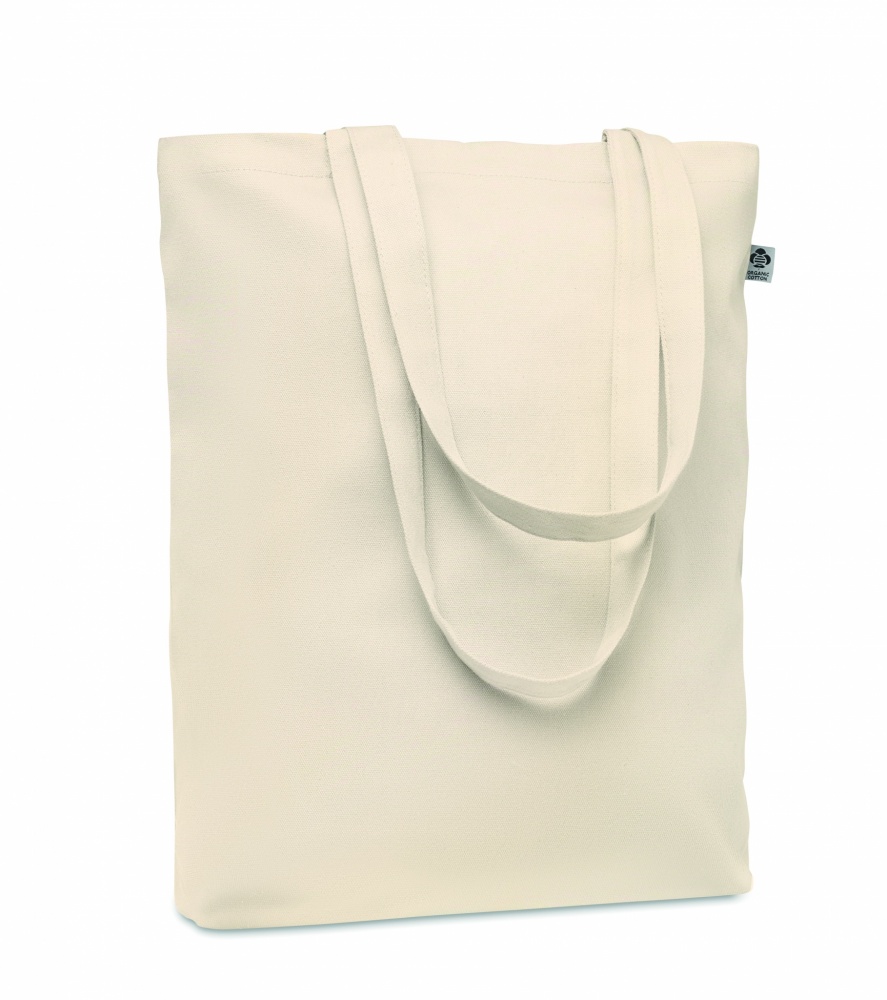 Logo trade promotional merchandise photo of: Canvas shopping bag 270 gr/m²