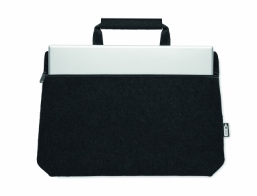 Logotrade business gift image of: RPET felt zippered laptop bag