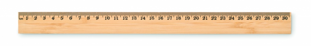 Logotrade promotional item picture of: Ruler in bamboo 30 cm