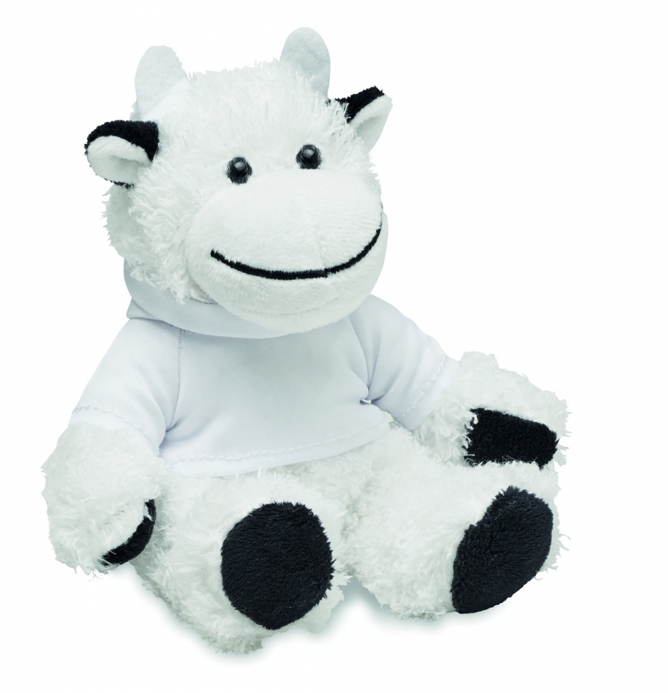 Logo trade business gifts image of: Teddy cow plush