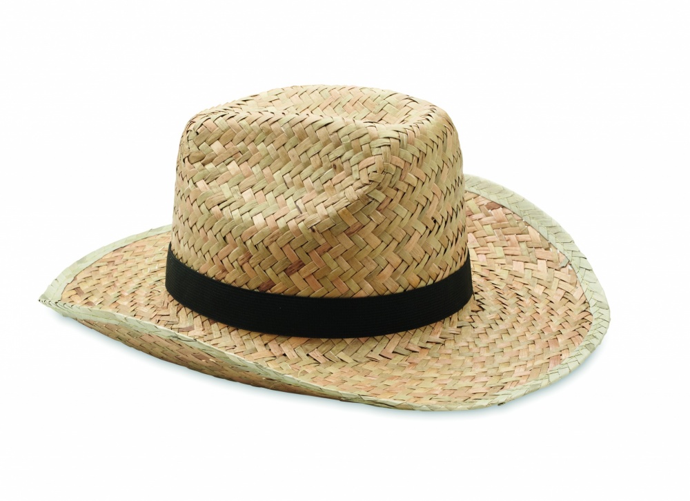 Logo trade promotional gifts picture of: Natural straw cowboy hat