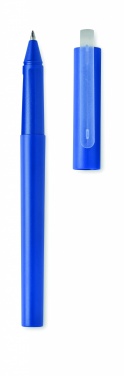 Logotrade promotional product picture of: RPET blue gel ink ball pen