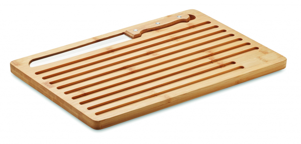 Logo trade corporate gift photo of: Bamboo cutting board set