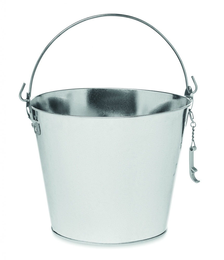 Logo trade promotional products picture of: Metal beer bucket 4L