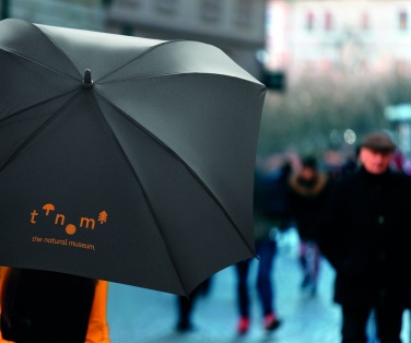 Logo trade promotional giveaways picture of: Windproof square umbrella