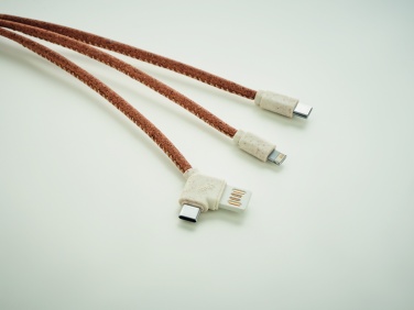 Logotrade corporate gift picture of: 3 in 1 charging cable in cork