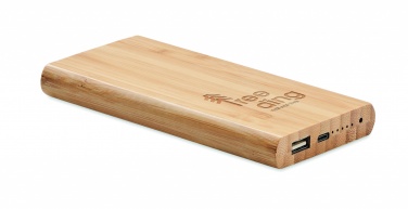 Logotrade advertising product image of: 6000 mAh Bamboo power bank