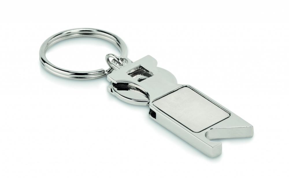 Logo trade promotional products image of: Euro Token key ring Porvoo