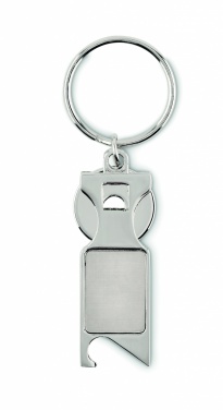 Logotrade promotional merchandise image of: Euro Token key ring Porvoo