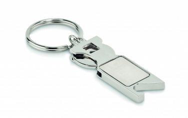 Logo trade promotional gifts picture of: Euro Token key ring