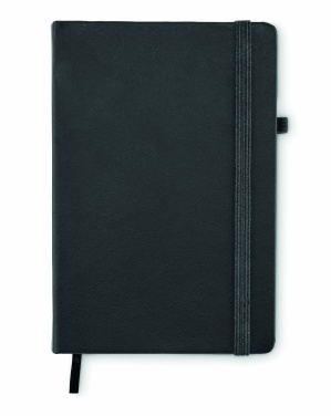 Logo trade promotional product photo of: Recycled Leather A5 notebook