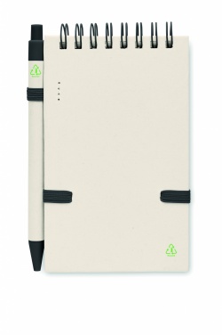 Logo trade corporate gifts picture of: A6 milk carton notebook set