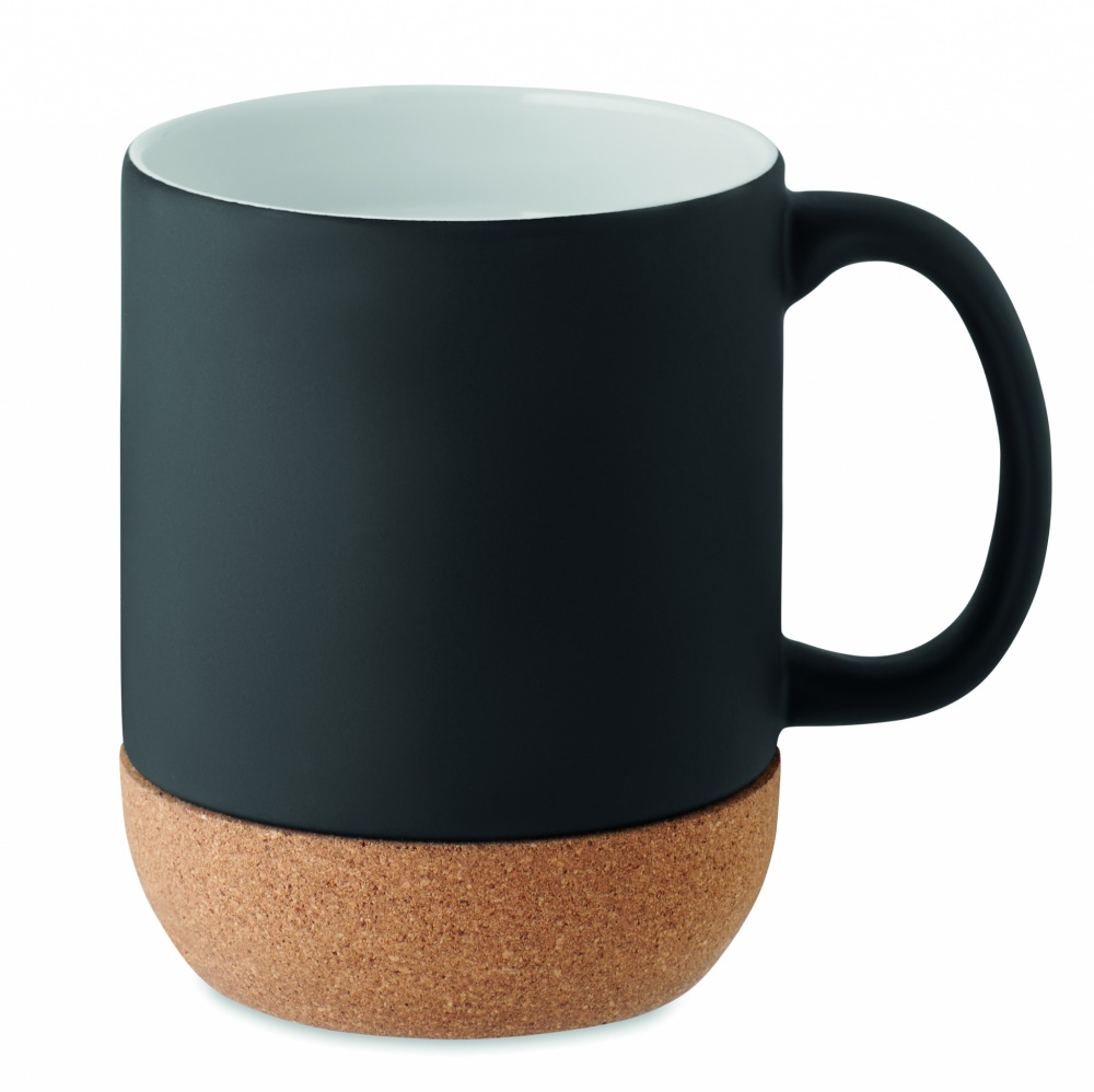 Logotrade promotional product image of: Matt ceramic cork mug 300 ml