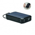 8000 mAh solar dynamo charger, Black