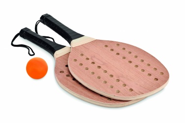 Logo trade advertising products image of: Rosewood beach tennis set