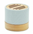 Bamboo RPET wireless speaker, White