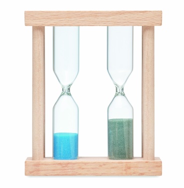 Logotrade promotional giveaways photo of: Set of 2 wooden sand timers