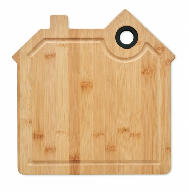 Logo trade promotional gift photo of: Bamboo house cutting board