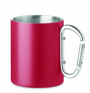 Logo trade promotional items picture of: Double wall metal mug 300 ml