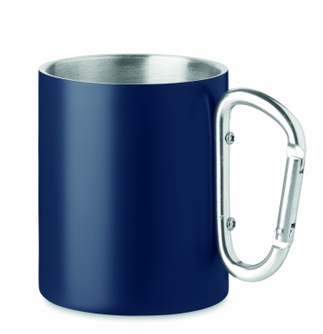 Logo trade promotional merchandise picture of: Double wall metal mug 300 ml