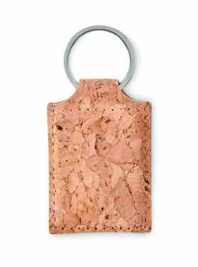 Logotrade promotional gifts photo of: Rectangular cork key ring Imatra