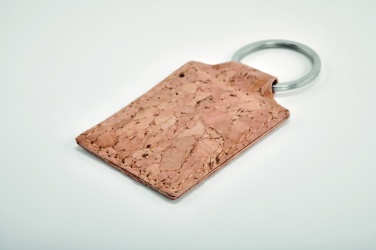 Logotrade business gift image of: Rectangular cork key ring Imatra