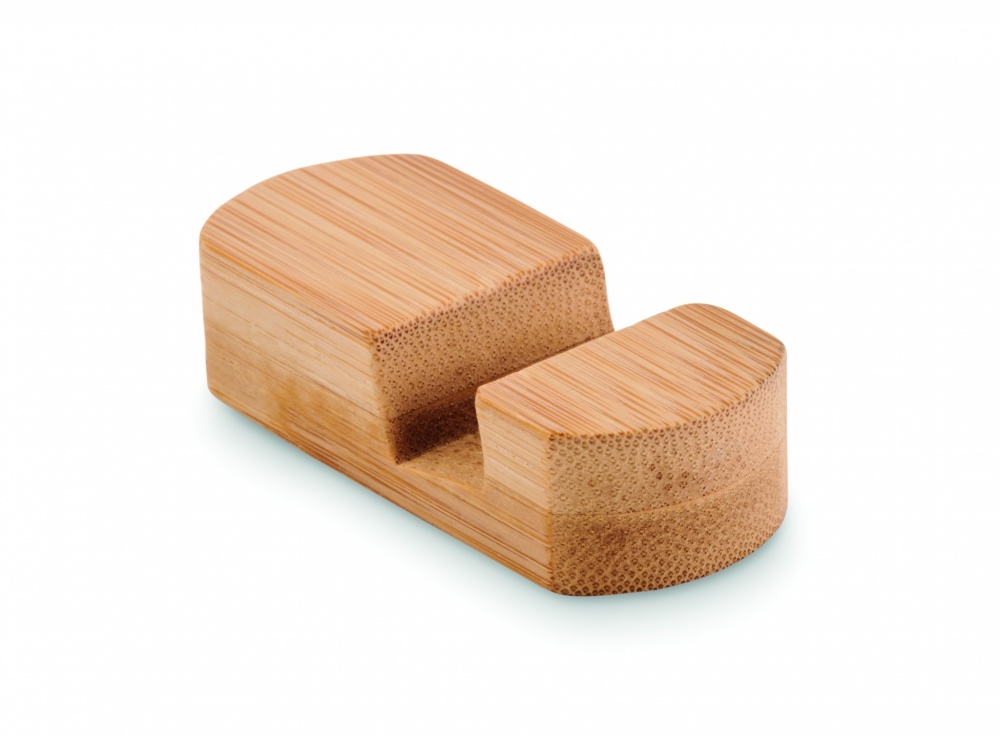 Logotrade promotional item picture of: Mini bamboo phone stand