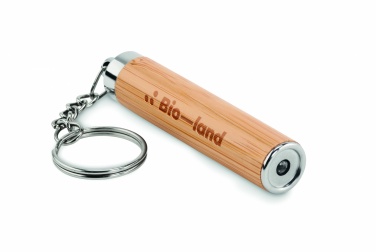 Logotrade advertising product image of: Mini bamboo torch with keyring