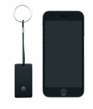 Logo trade business gifts image of: Key finder device in bamboo