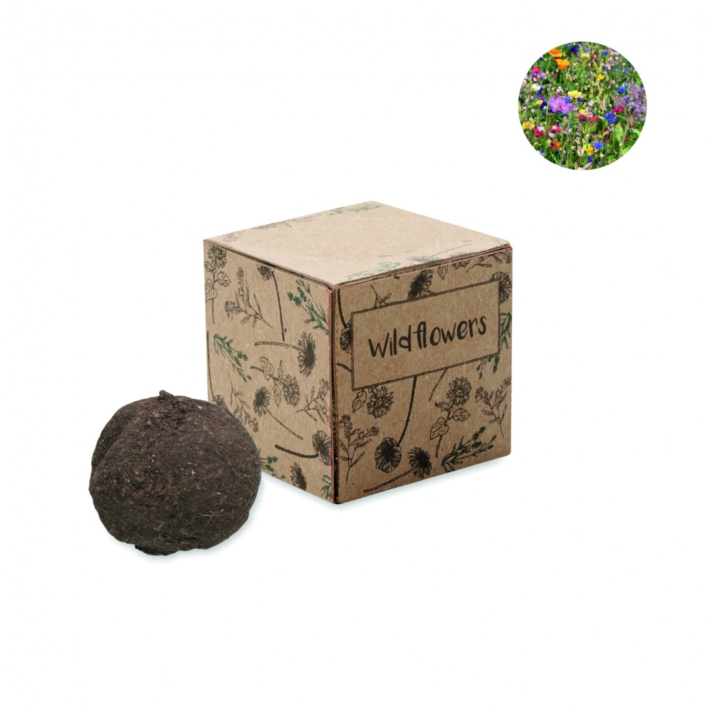 Logo trade advertising product photo of: Seed bomb growing kit