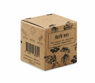 Logotrade corporate gift picture of: Herb seed bomb in carton box