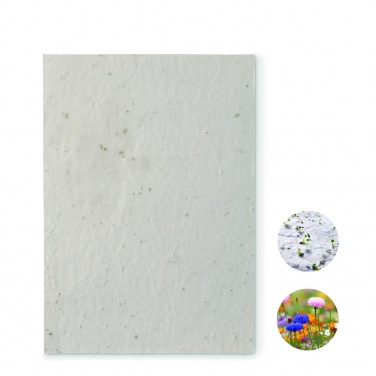 Logo trade advertising products picture of: A5 wildflower seed paper sheet