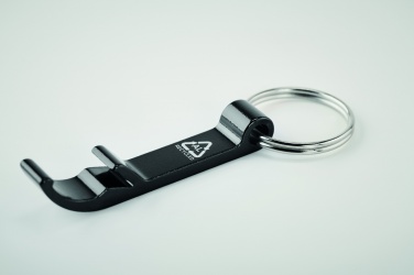 Logo trade promotional merchandise image of: Recycled aluminium key ring Nokia