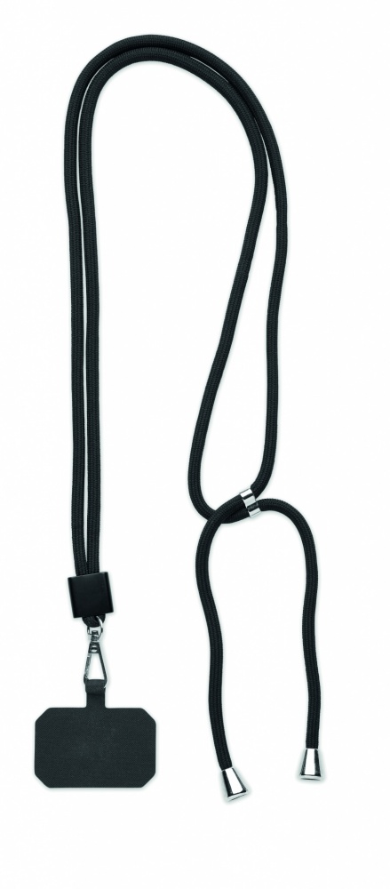 Logo trade promotional items picture of: RPET Phone holder lanyard