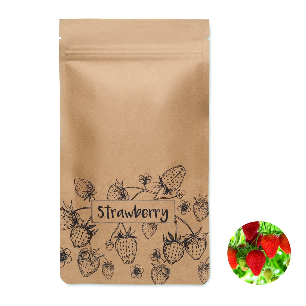 Logo trade promotional gifts image of: Strawberry growing kit