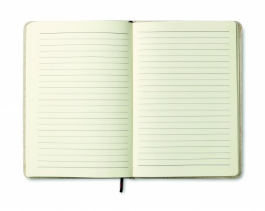 Logotrade promotional items photo of: A6 canvas notebook lined