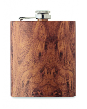 Logo trade corporate gifts picture of: Slim hip flask 190 ml