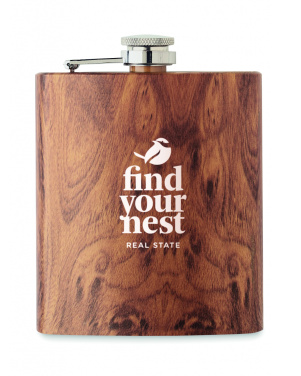 Logotrade promotional giveaway image of: Slim hip flask 190 ml