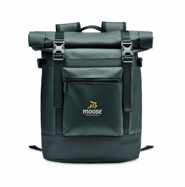 Logo trade promotional merchandise picture of: Rolltop backpack 50C tarpaulin