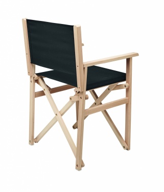 Logo trade promotional products picture of: Foldable wooden beach chair