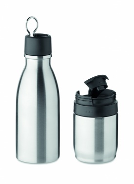 Logotrade corporate gift image of: 2 in 1 double wall bottle 500ml