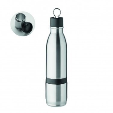 Logotrade promotional item image of: 2 in 1 double wall bottle 500ml