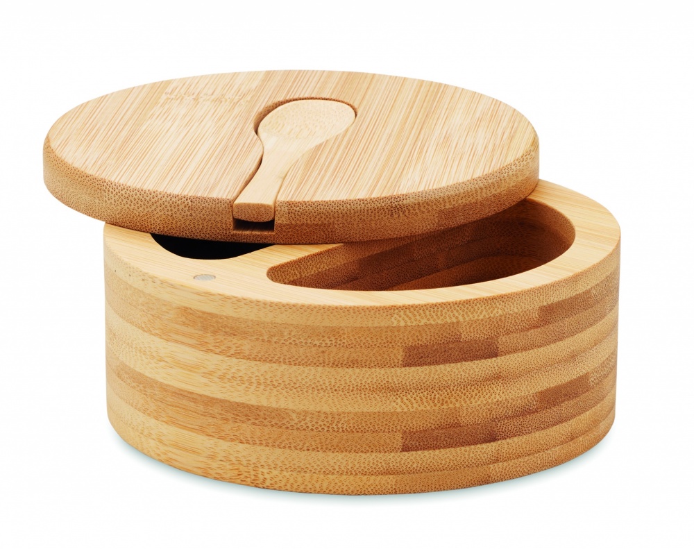 Logotrade promotional item picture of: Salt and pepper bamboo box