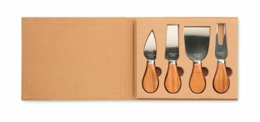 Logotrade promotional giveaway picture of: Set of 4 cheese knives