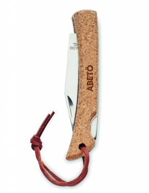 Logotrade corporate gift image of: Foldable knife with cork